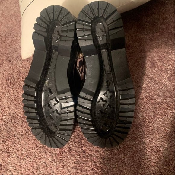 Steve Madden Avenger Leopard Studded Combat Boots - Picture 7 of 7